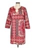 Neiman Marcus Paisley Red Casual Dress Size 10 - photo 1