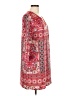 Neiman Marcus Paisley Red Casual Dress Size 10 - photo 4