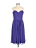 Bill Levkoff 100% Polyester Purple Cocktail Dress Size 4 - photo 1