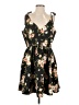 Old Navy 100% Polyester Floral Black Cocktail Dress Size 1 - photo 1