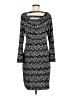 Robbie Bee Graphic Black Casual Dress Size M - photo 2
