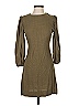 I.F. Solid Tan Casual Dress Size P (petite) - photo 1
