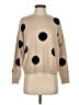 T Tahari Polka Dots Tan Pullover Sweater Size S - photo 1