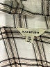 Max Studio 100% Rayon Plaid Ivory Long Sleeve Blouse Size XL - photo 7