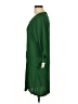 Alysi Solid Green Casual Dress Size 10 - photo 5