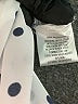 Maison Jules 100% Polyester Polka Dots Ivory Short Sleeve Blouse Size S - photo 8