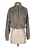Zaful 100% Polyester Gray Faux Fur Jacket Size S - photo 1