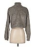 Zaful 100% Polyester Gray Faux Fur Jacket Size S - photo 2