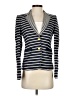 J.Crew Stripes Blue Blazer Size 0 - photo 1