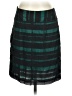 Apostrophe Stripes Teal Formal Skirt Size 2 - photo 1