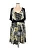 IGIGI Print Gray Casual Dress Size 18 - photo 1