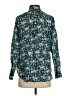 J.Crew Print Green Long Sleeve Blouse Size 00 - photo 2