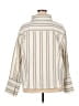 Cato Stripes Ivory 3/4 Sleeve Blouse Size 26 - 28 - photo 2