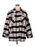 Kensie 100% Polyester Plaid Ivory Coat Size 2X - photo 1