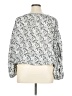 Max Studio 100% Polyester Silver 3/4 Sleeve Blouse Size XL - photo 2