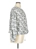 Max Studio 100% Polyester Silver 3/4 Sleeve Blouse Size XL - photo 4