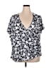 Lands' End Black Short Sleeve Blouse Size 3X - photo 1