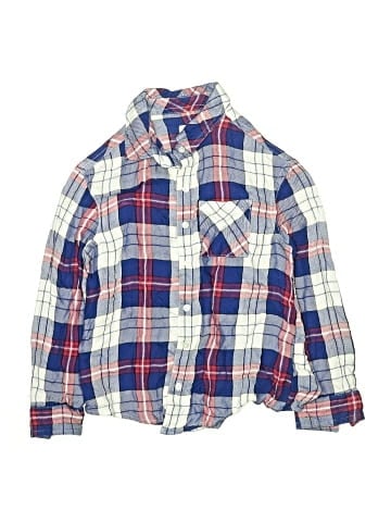 Justice Long Sleeve Button-Down Shirt (view 1)