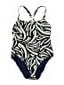 Hurley Graphic Blue One Piece Swimsuit Size XXL - photo 1