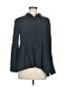 Bongo 100% Rayon Gray Long Sleeve Blouse Size M - photo 1