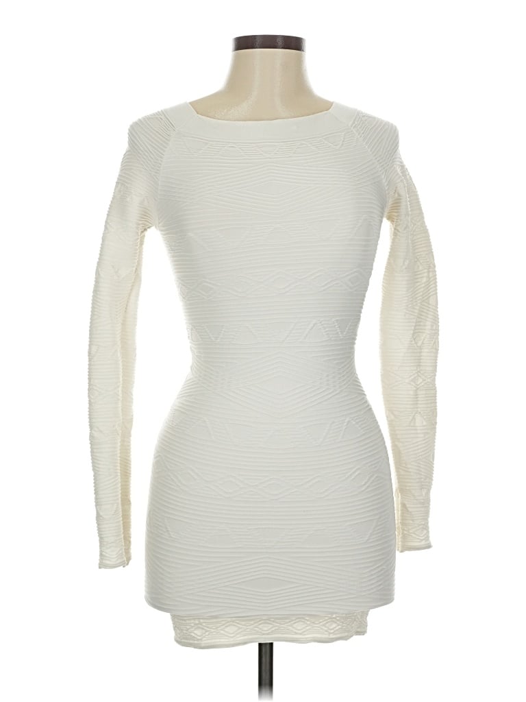 Pre-owned Joseph Ribkoff Long Sleeve T-shirt In White