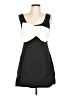 Assorted Brands 100% Polyester Color Block Black Cocktail Dress Size L - photo 1