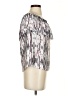 Matison Stone 100% Polyester Silver Short Sleeve Blouse Size S - photo 4