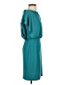 Jessica Simpson Solid Teal Casual Dress Size 4 - photo 4
