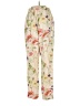 Express 100% Polyester Floral Ivory Casual Pants Size XS - photo 2