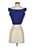 Material Girl Blue Short Sleeve Top Size S - photo 2