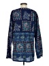Assorted Brands Paisley Blue Long Sleeve Blouse Size XS - photo 2