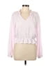 Cloth & Stone Pink Long Sleeve Blouse Size L - photo 1