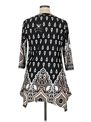 White Mark 3/4 Sleeve Blouse (view 2)