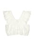 Shein 100% Polyester Ivory Sleeveless Blouse Size 7 - photo 1
