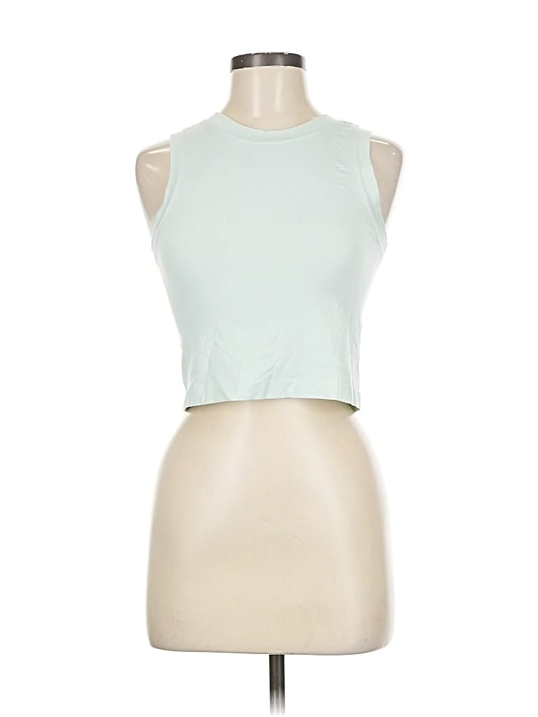 Pre-owned Dynamite Tank Top Green Halter Neckline Tops