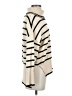 Unbranded Stripes Ivory Tan Turtleneck Sweater Size S - photo 4
