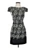 Tibi 100% Cotton Graphic Gray Black Cocktail Dress Size 0 - photo 1