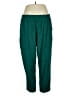 Lands' End Solid Green Active Pants Size 1X - photo 1