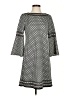 Max Studio Houndstooth Gray Casual Dress Size S - photo 1