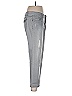 Elle Chevron-herringbone Gray Jeans Size 10 - photo 4