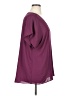 maette 100% Polyester Purple Short Sleeve Blouse Size 1X - photo 4