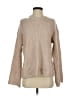 AEMI+CO Solid Tan Pullover Sweater Size S - photo 1