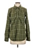 Cabela's Argyle Green Long Sleeve Blouse Size S - photo 1