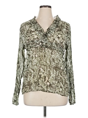Axcess Long Sleeve Blouse (view 1)