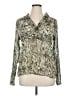 Axcess 100% Polyester Green Long Sleeve Blouse Size 16 - photo 1