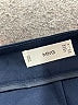 MNG Solid Blue Formal Skirt Size 4 - photo 3