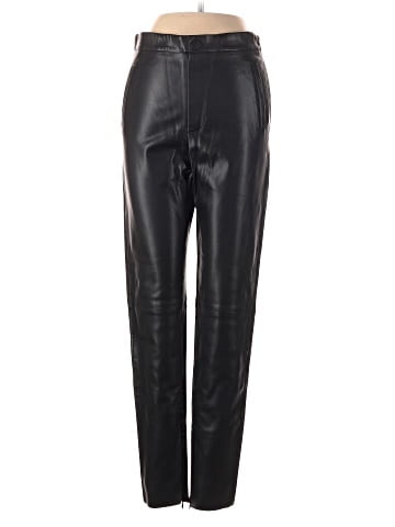 Zara Faux Leather Pants (view 1)