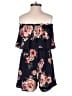 Daytrip 100% Polyester Floral Blue Casual Dress Size S - photo 2