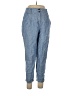 Boden Chevron-herringbone Blue Casual Pants Size 10 - photo 1