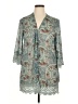 MASON & BELLE 100% Polyester Gray 3/4 Sleeve Blouse Size L - photo 1